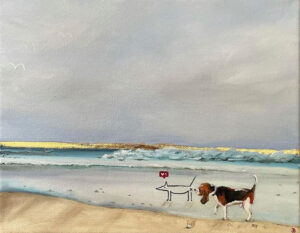 Beagle Bum Sniff