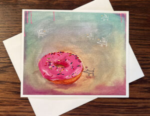 Greeting Card - Donut